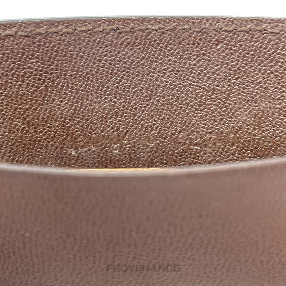 🔴 Gucci G Card Holder Wallet - Brown Leather - Picture 6 of 6